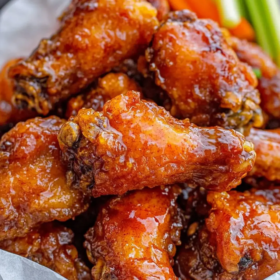 A plate of fried chicken with sauce.