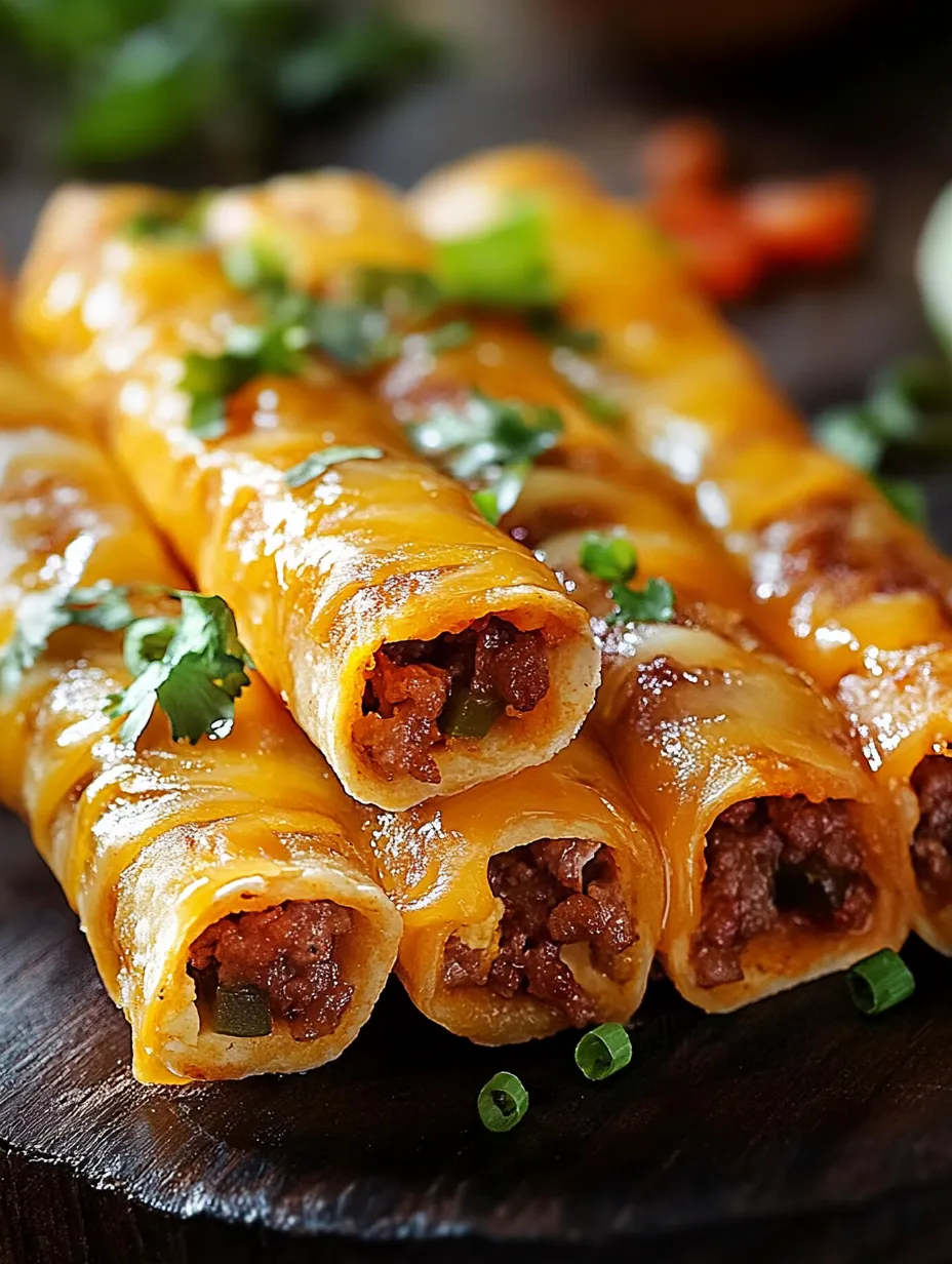 A plate of cheesy taco sticks recipe.