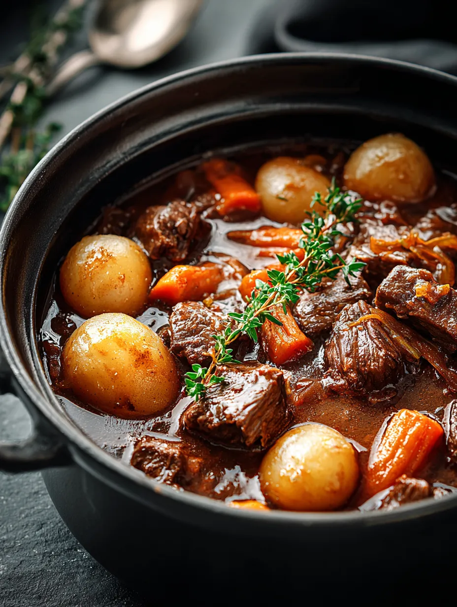 A bowl of meat and vegetables.