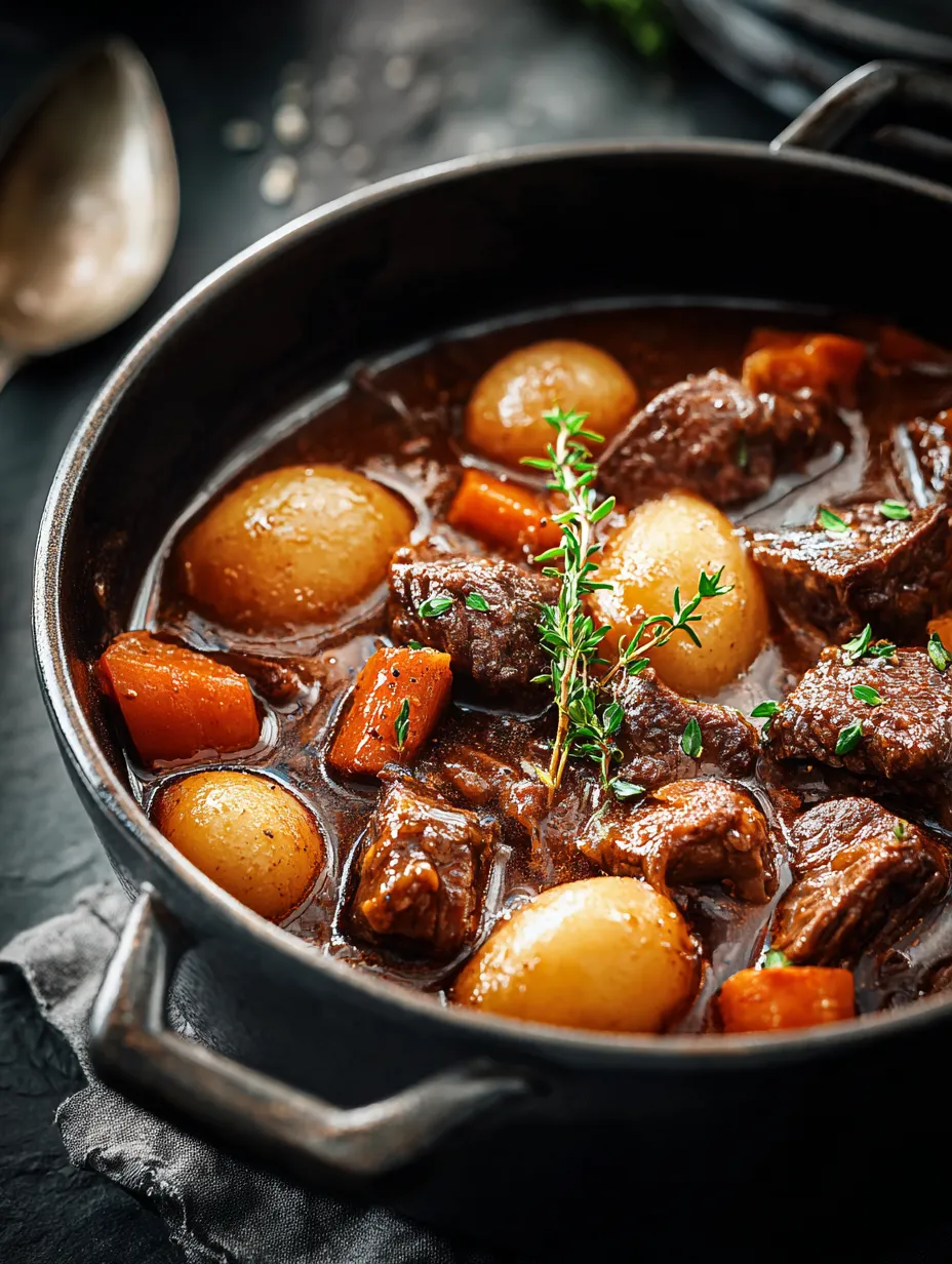 A bowl of meat and vegetables.