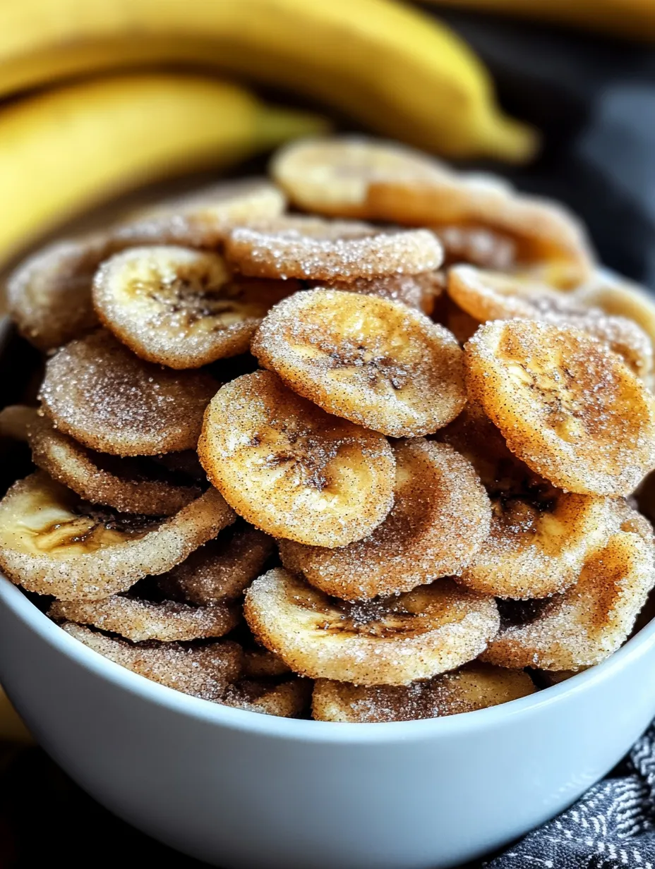 A bowl of banana chips.