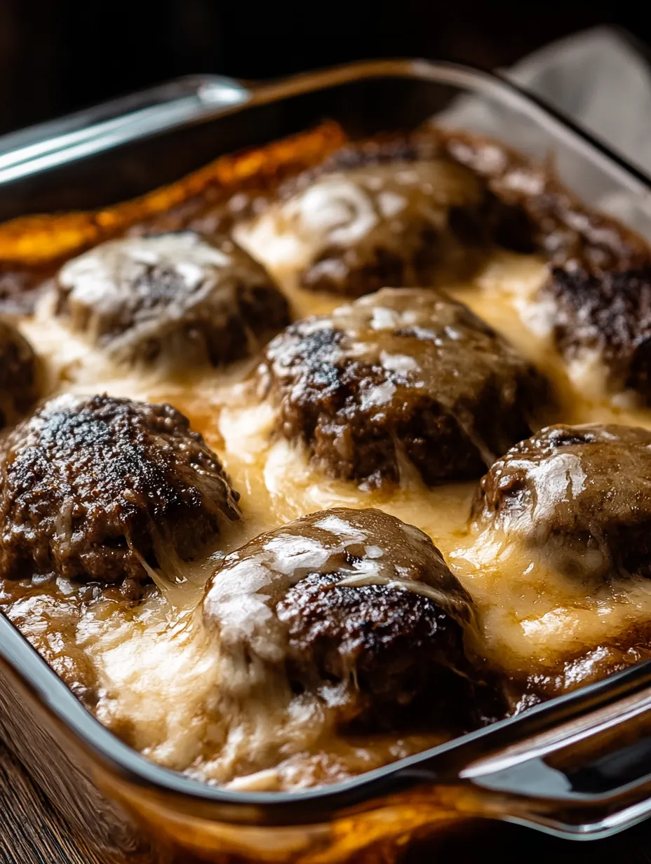 A pan of meatballs with cheese on top.