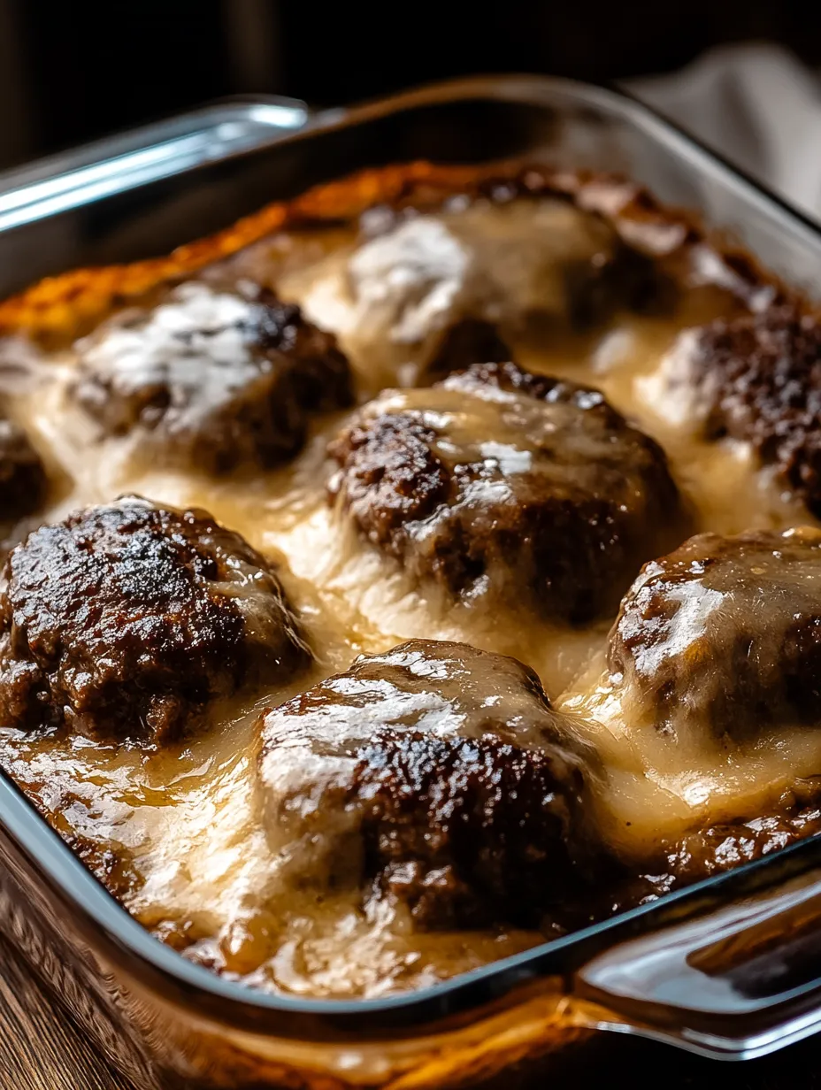 A dish of meatballs with cheese.