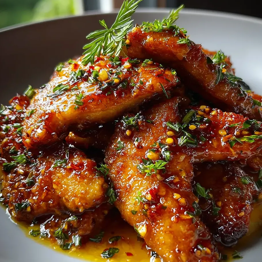 A plate of food with a sauce.