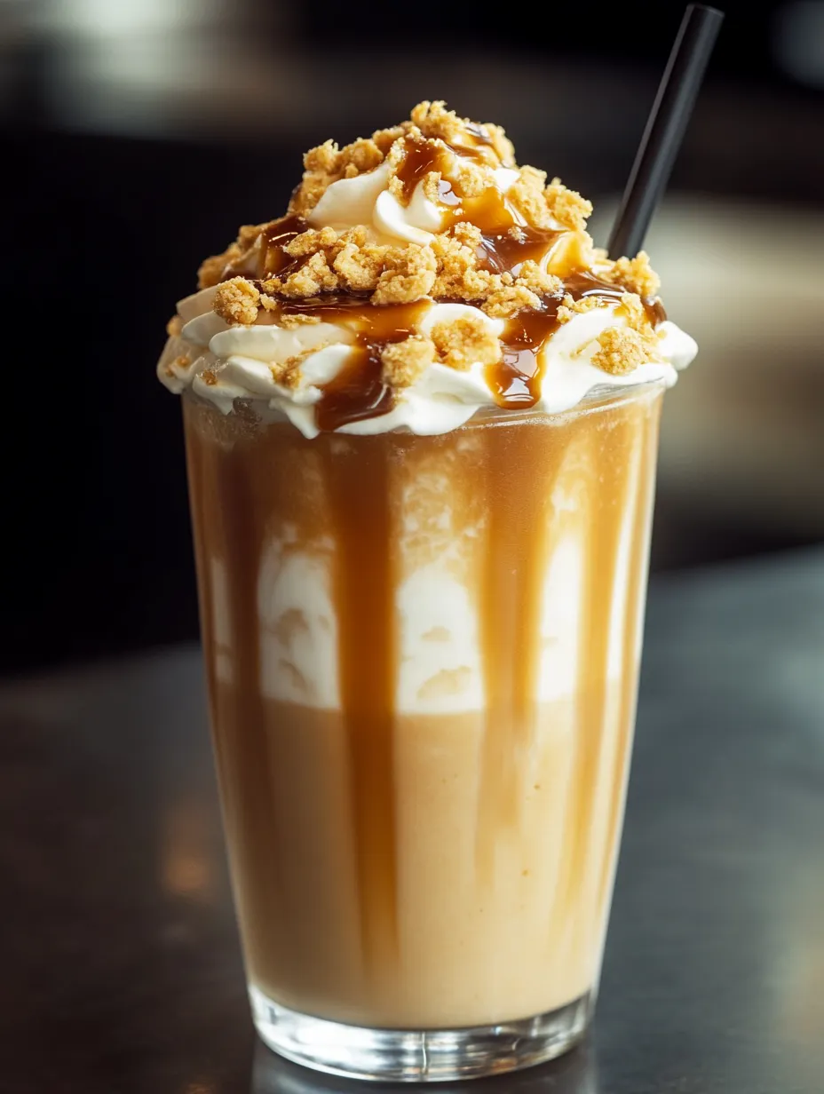 A glass of caramel sauce with whipped cream.