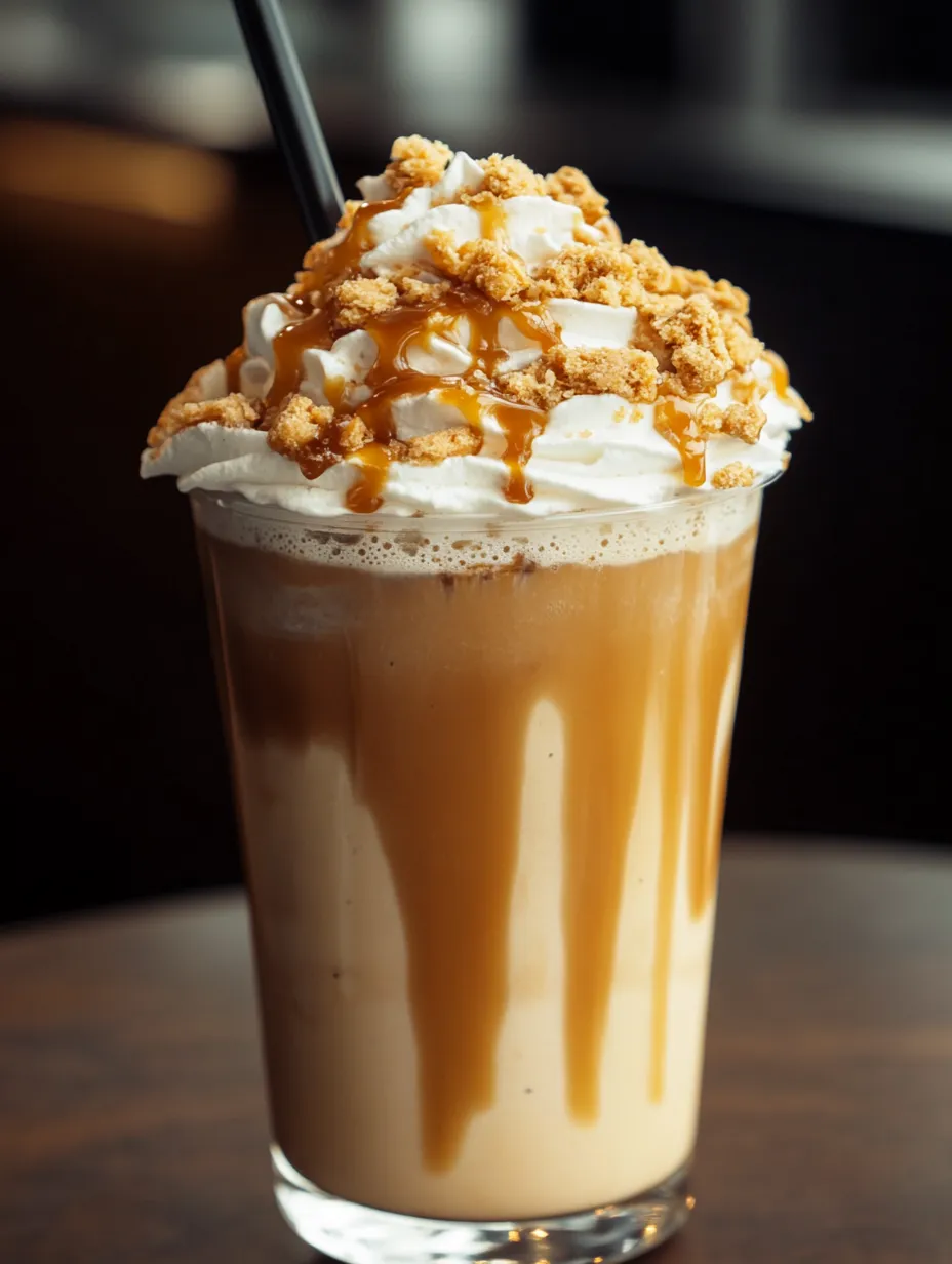 A glass of caramel flavored milk.