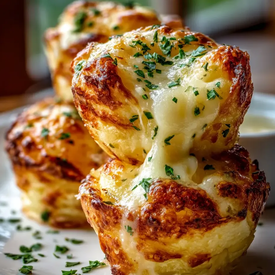 Three cheese balls on a plate.