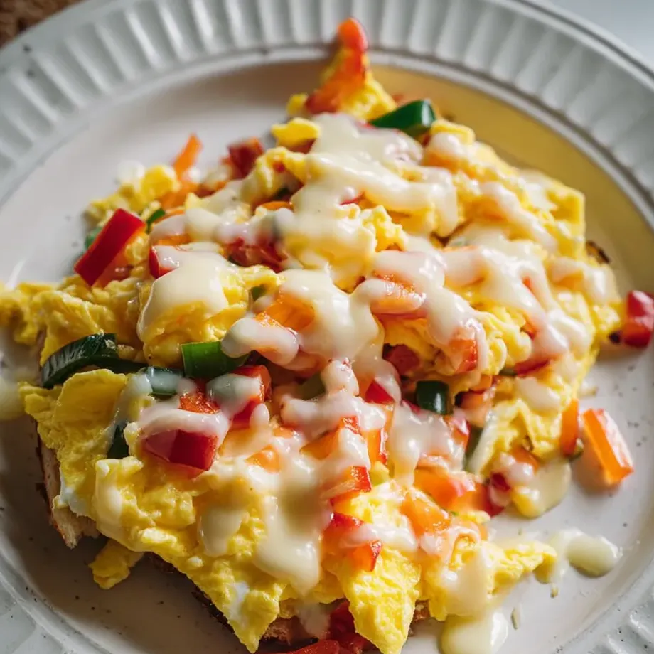 A plate of food with a fried egg on top.