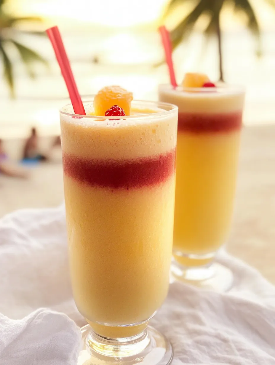 Two glasses of orange juice with a straw in them.