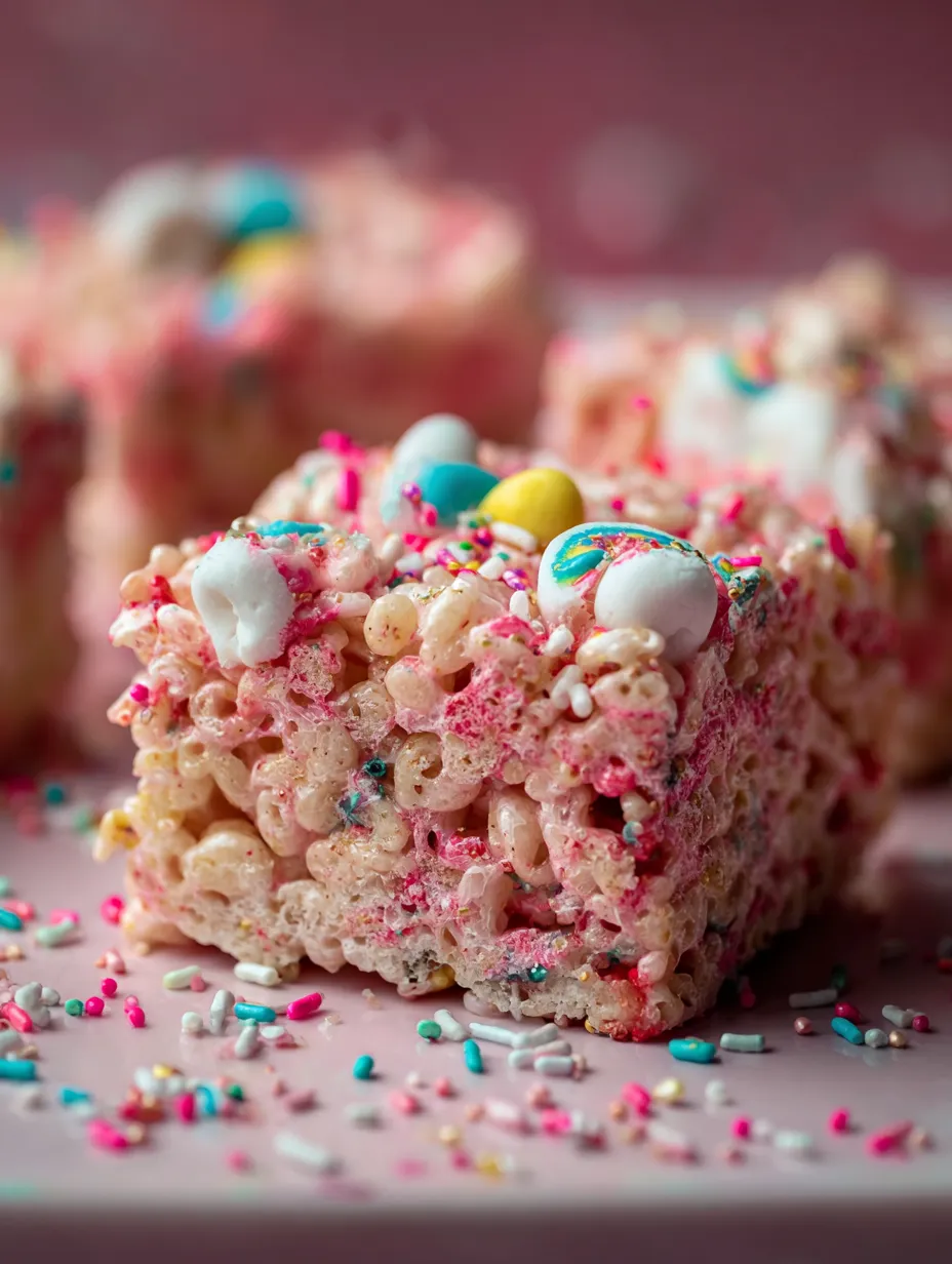 A close up of a candy bar with marshmallows and candy.