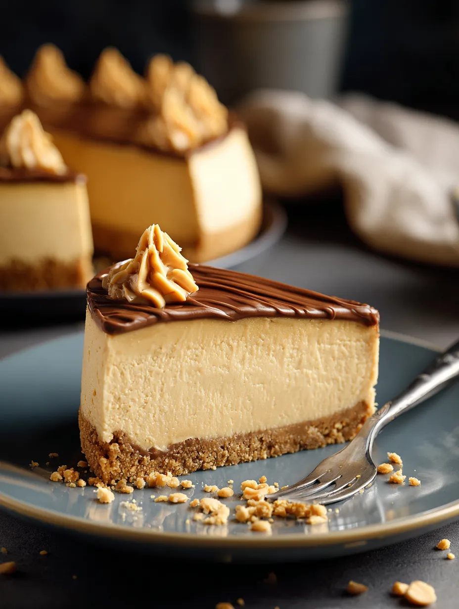 A slice of cheesecake with a caramel topping.