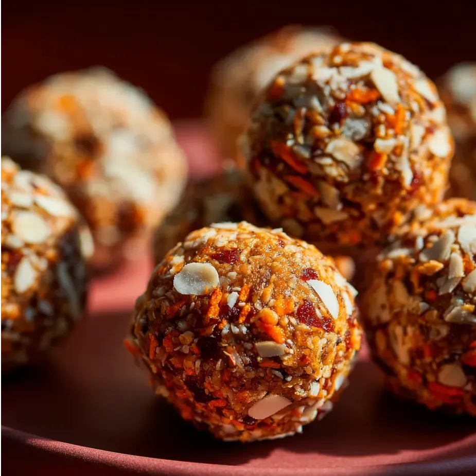 A bowl of balls with nuts and raisins.