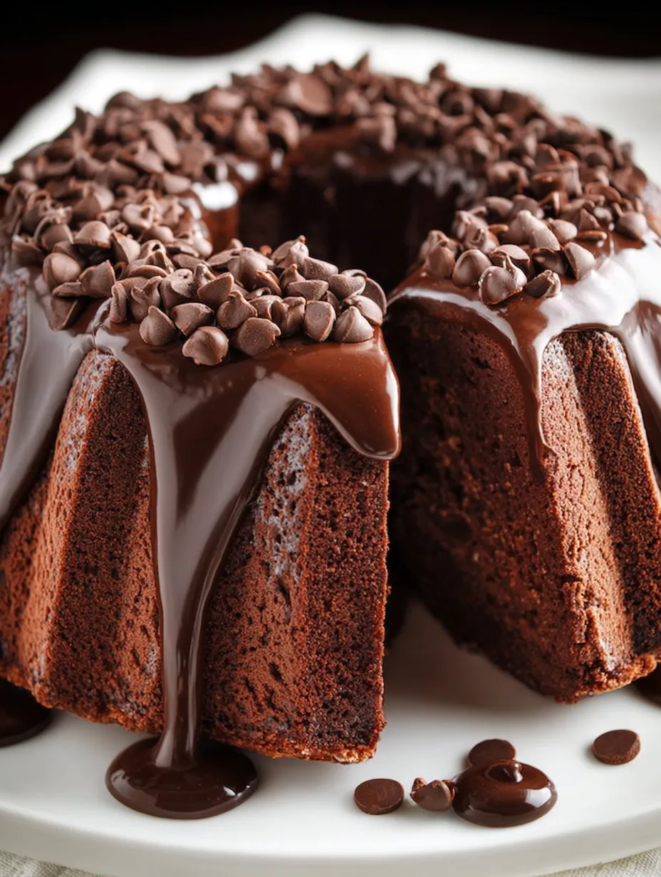 A chocolate cake with chocolate frosting.
