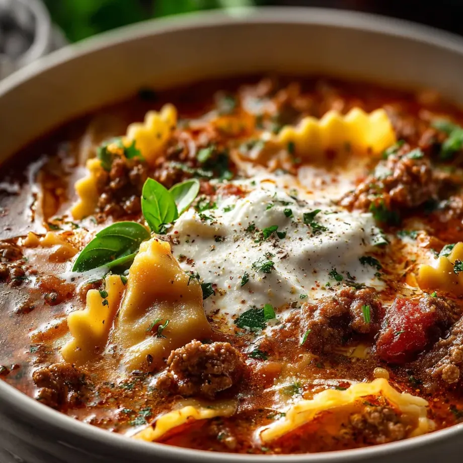 A bowl of pasta with meat and cheese.