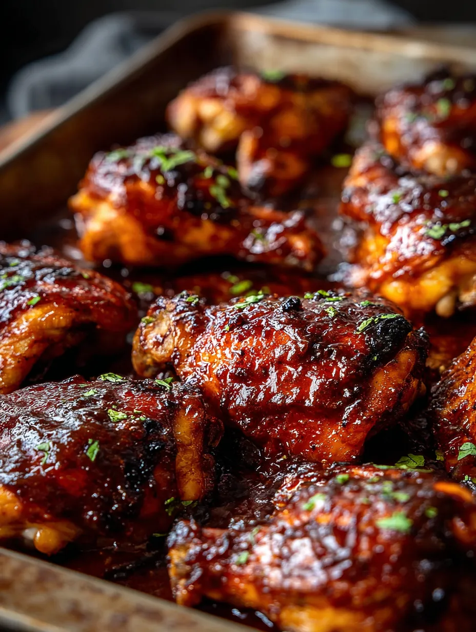 Chicken with sauce.