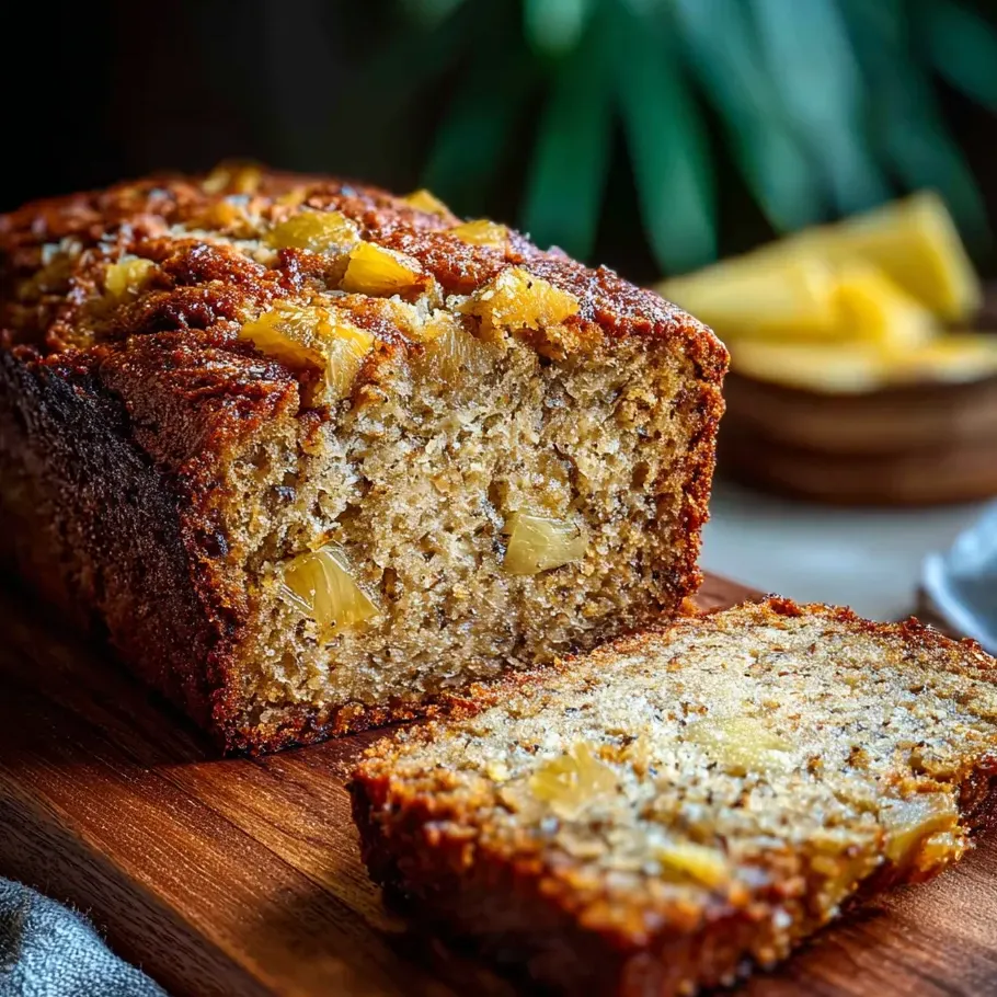 A slice of bread with fruit on top.