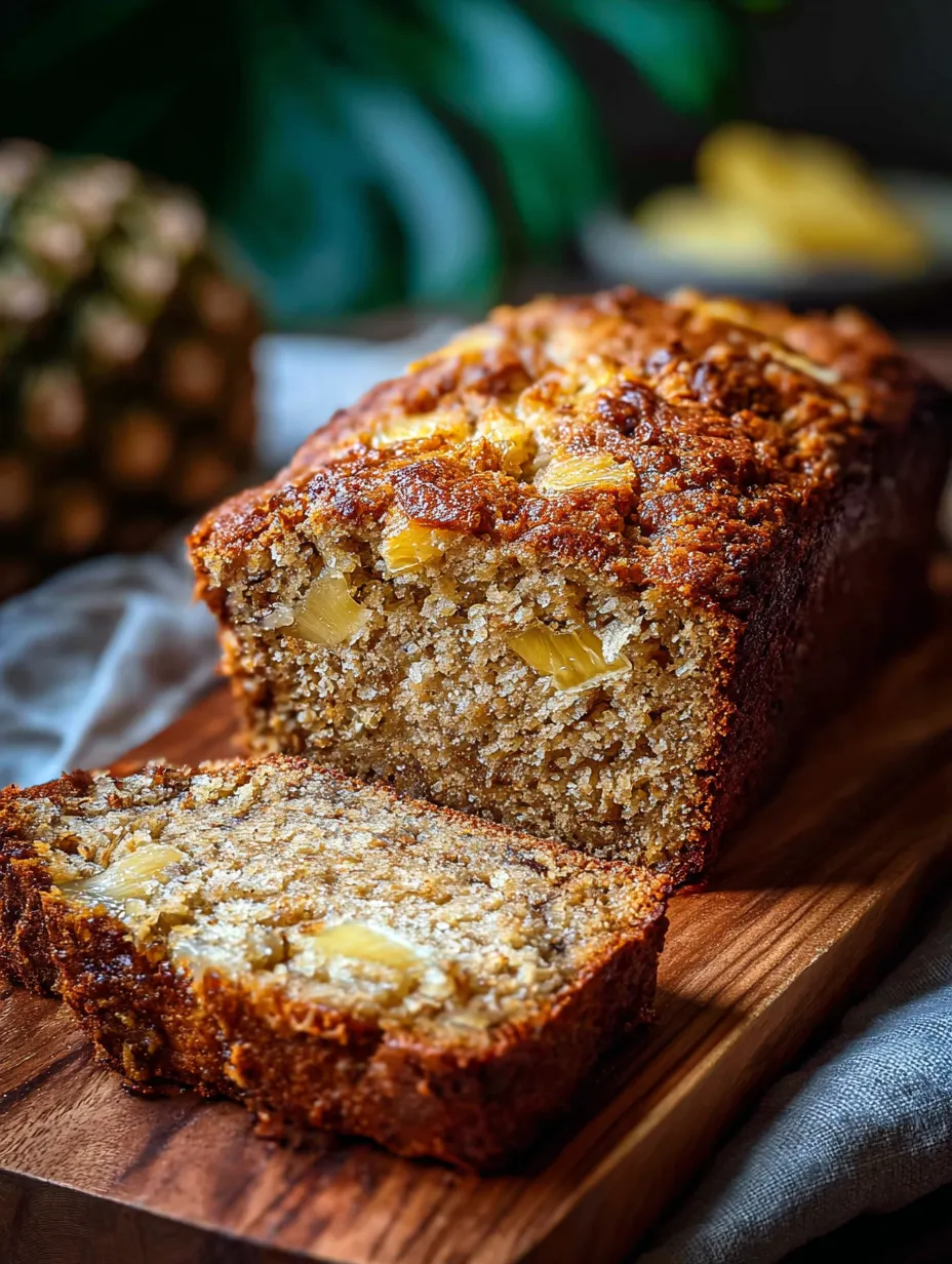 A slice of bread with a pineapple on top.