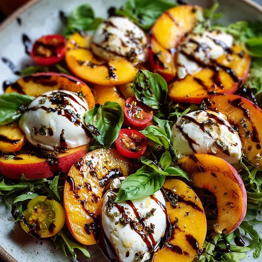 A plate of food with cheese and tomatoes.