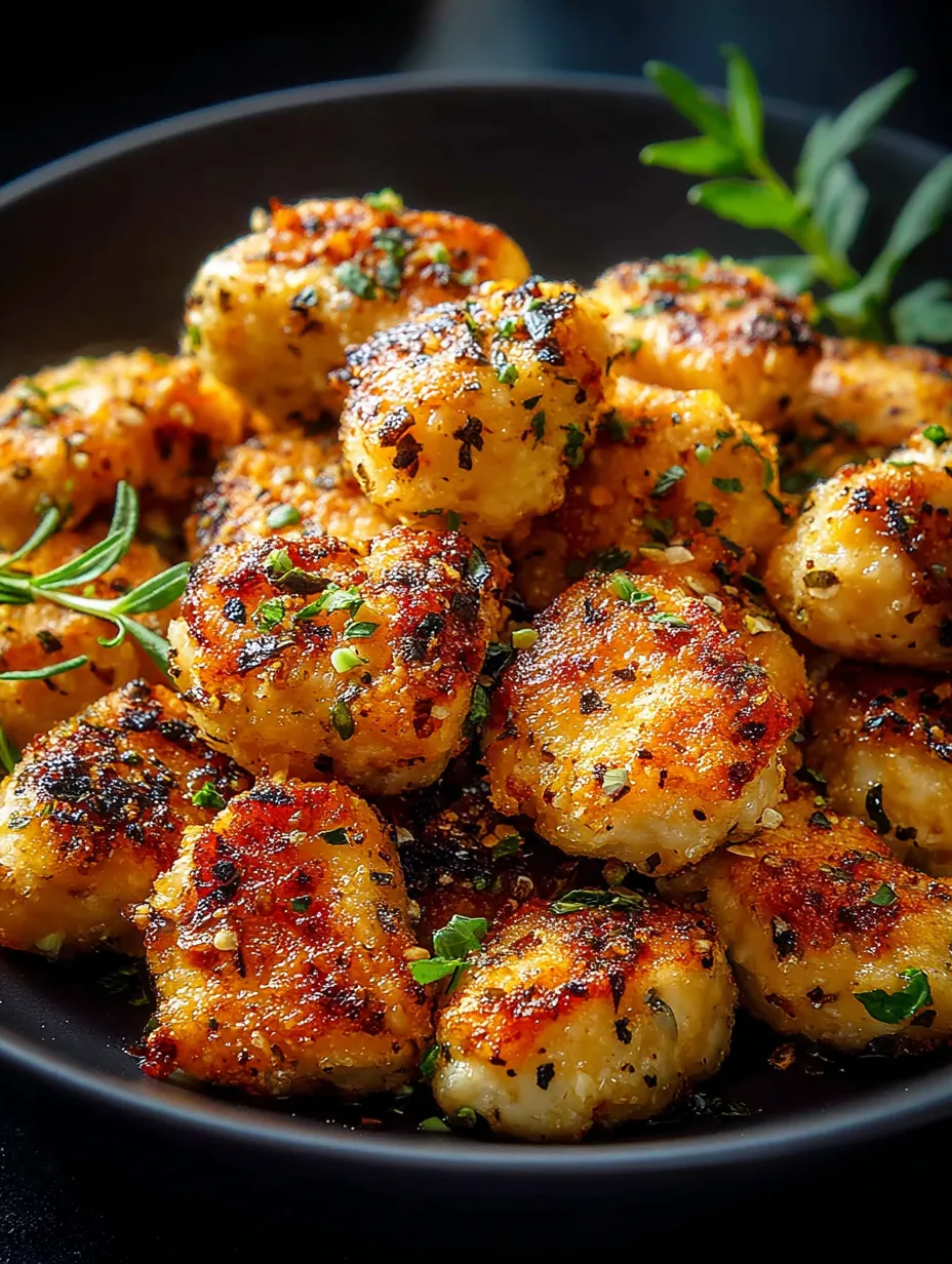 A bowl of food with a green herb on top.