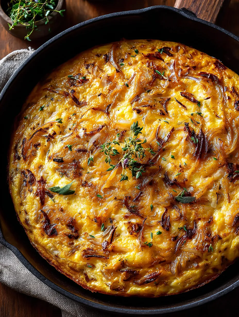A dish with onions and cheese.