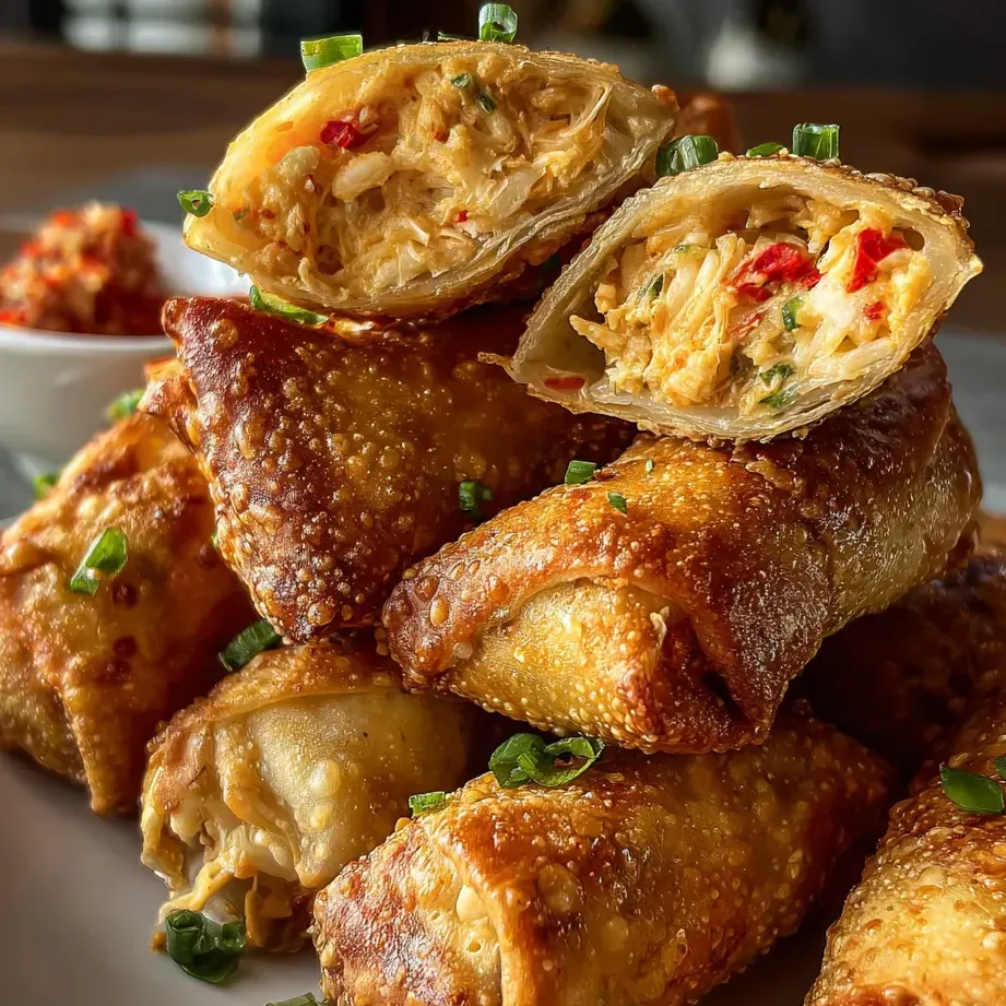 A stack of food on a plate.