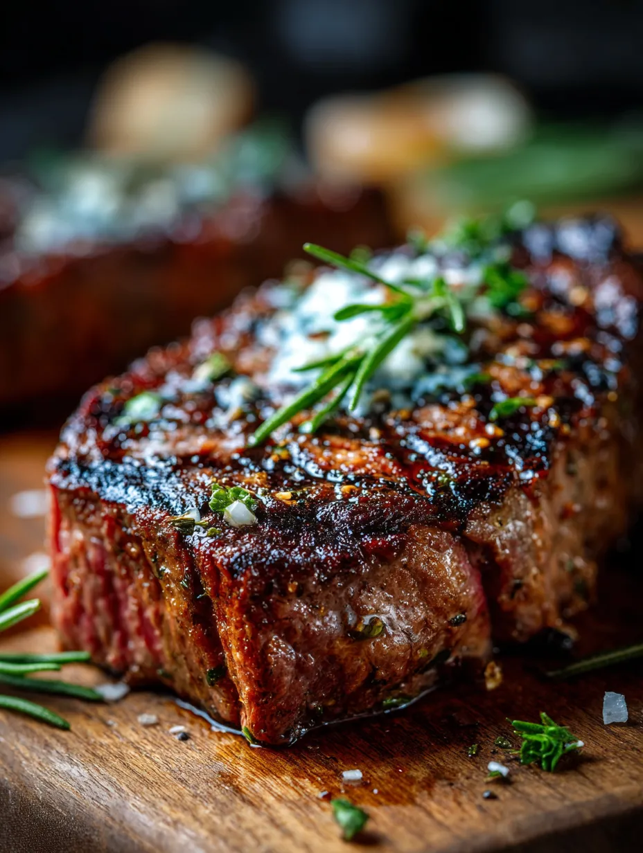 A piece of meat with a white sauce on it.