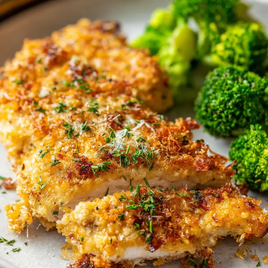 A plate of food with chicken and broccoli.