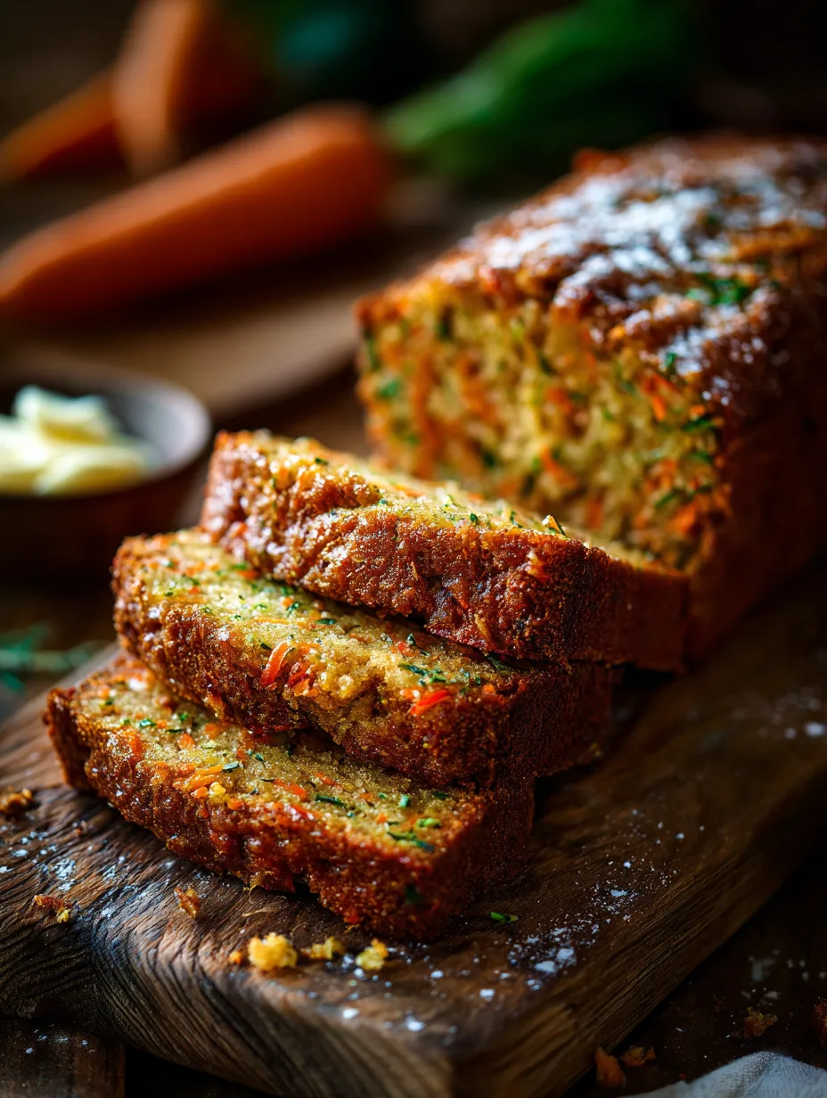 A loaf of bread with carrots on top.