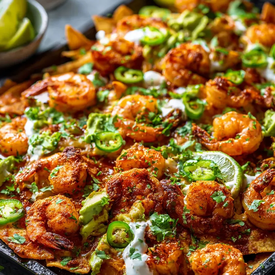 A delicious shrimp and avocado taco.