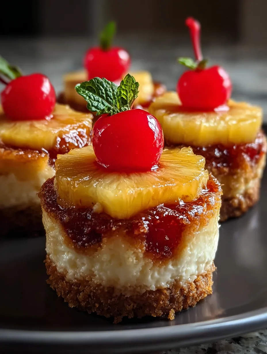 A slice of pineapple upside down cake.