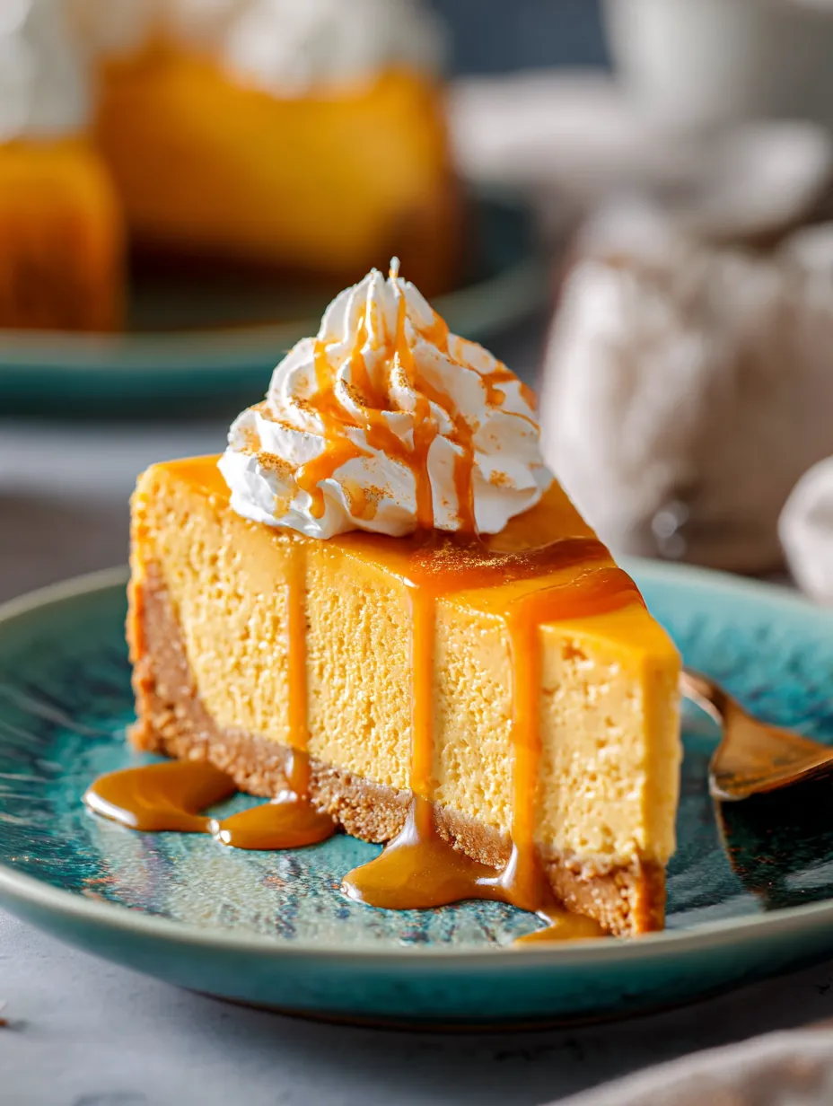 A slice of pumpkin pie with whipped cream.