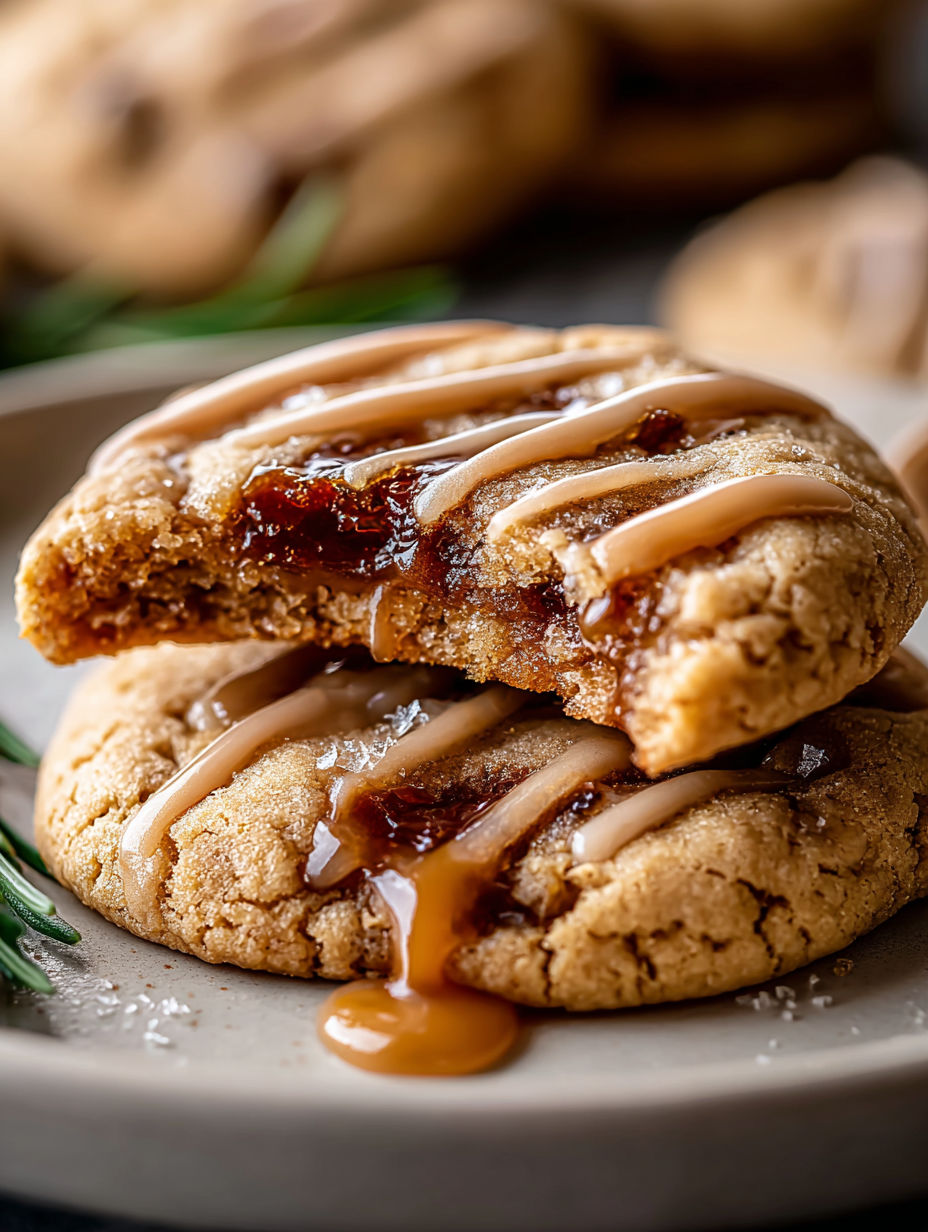 Brown sugar maple cookies with icing.