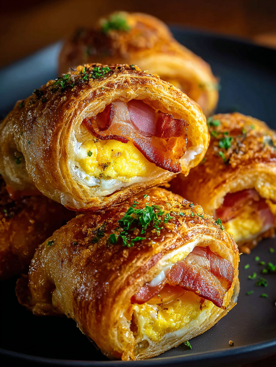 Air Fryer Breakfast Roll-Ups.