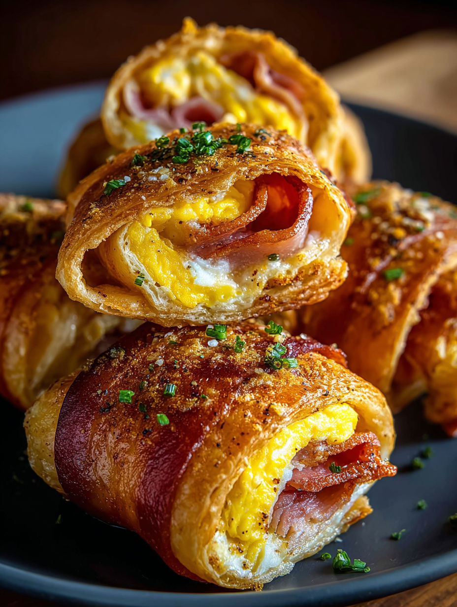 Air fryer breakfast roll ups.
