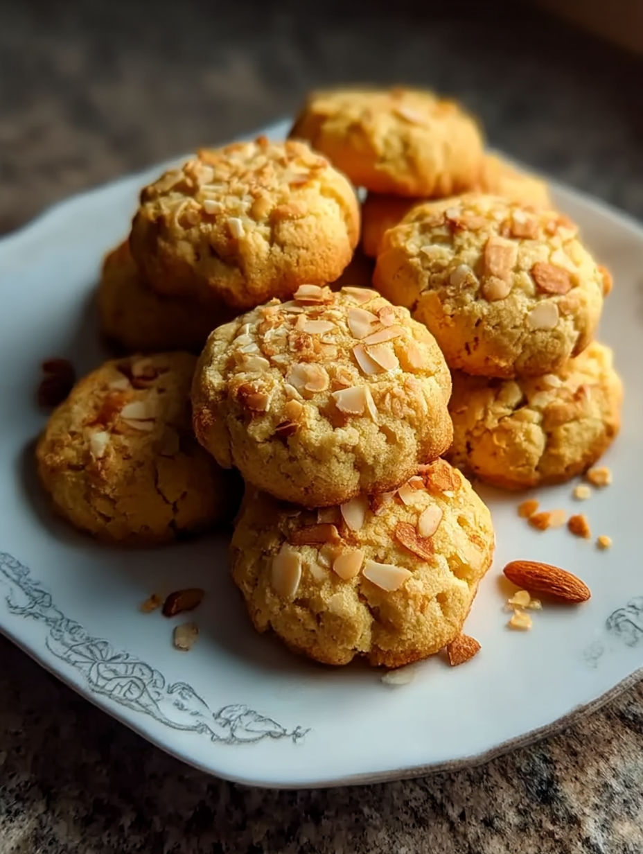 A plate of Chinese New Year cookies.