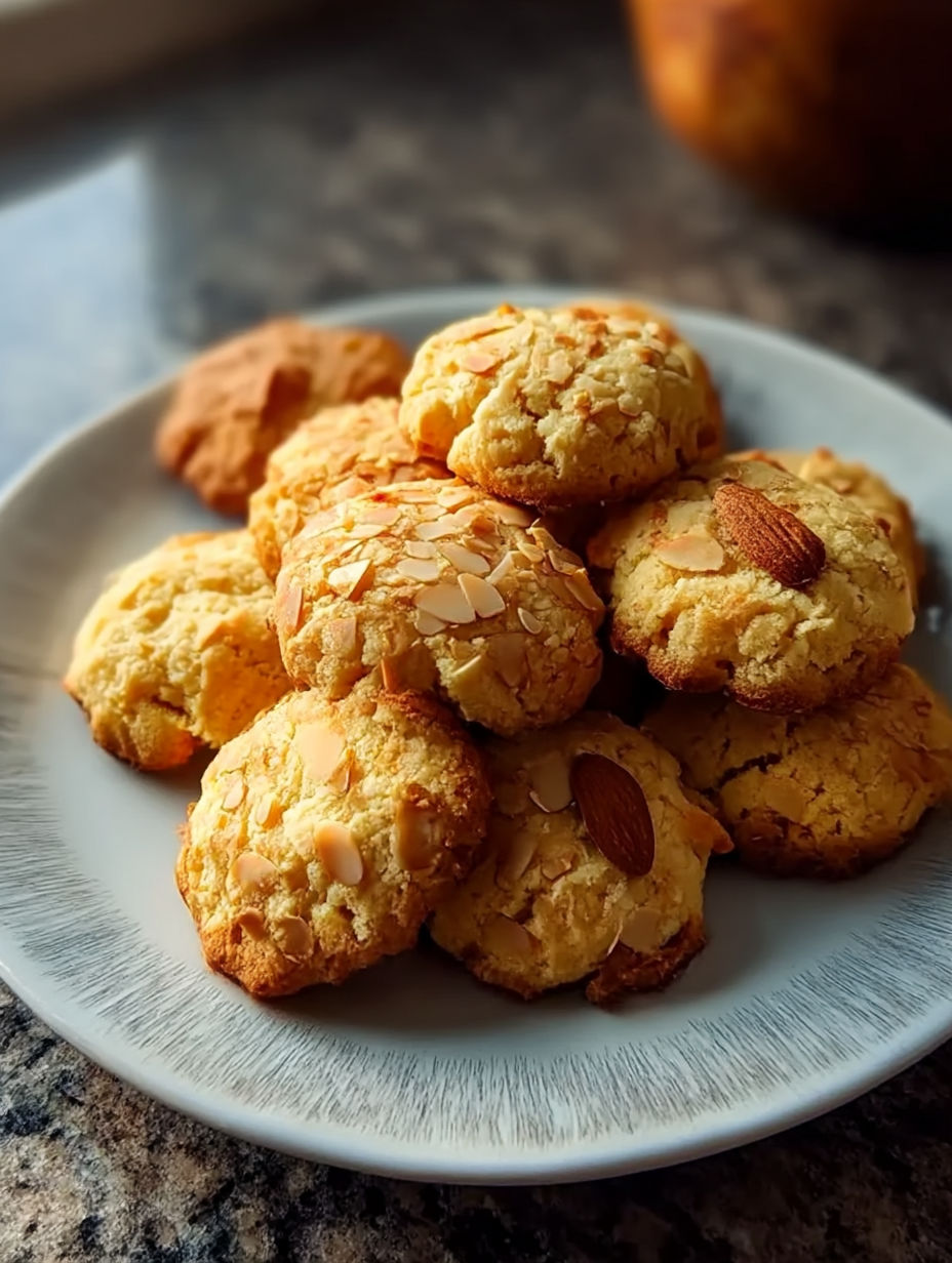 A plate of Chinese New Year cookies.
