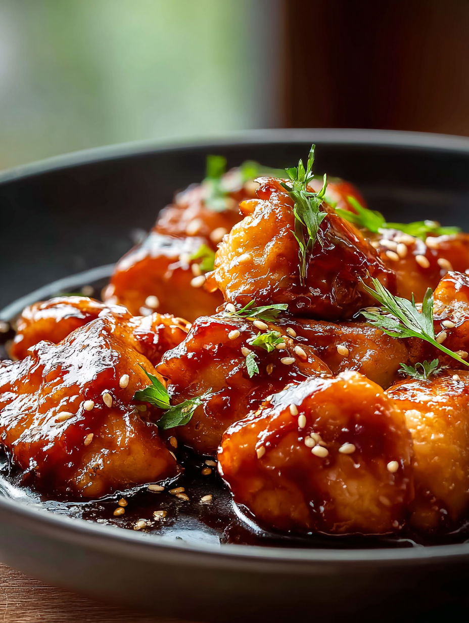 A delicious meal of chicken and vegetables.