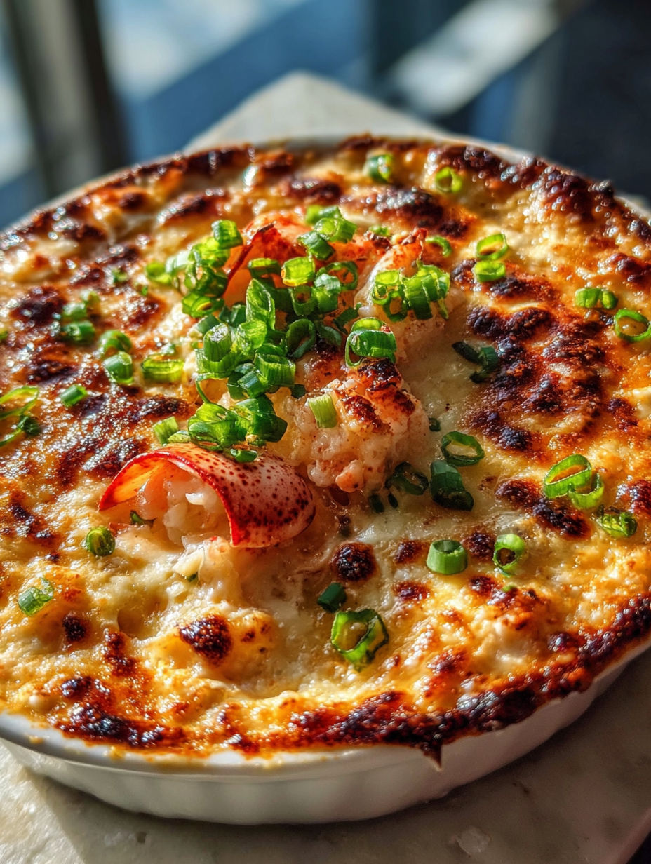 A delicious meal with shrimp, lobster, and vegetables.