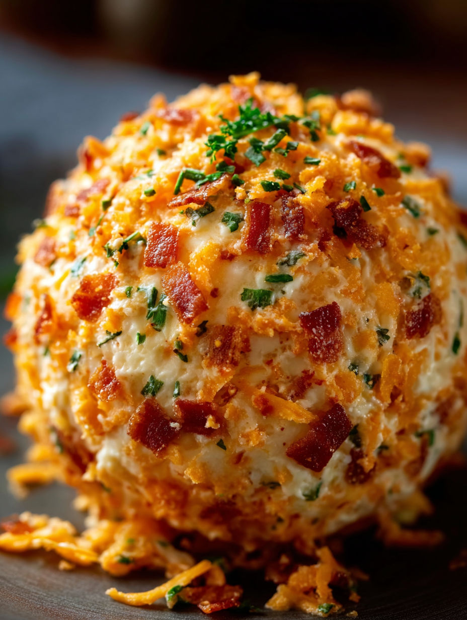 A delicious meal of bacon and cheese.