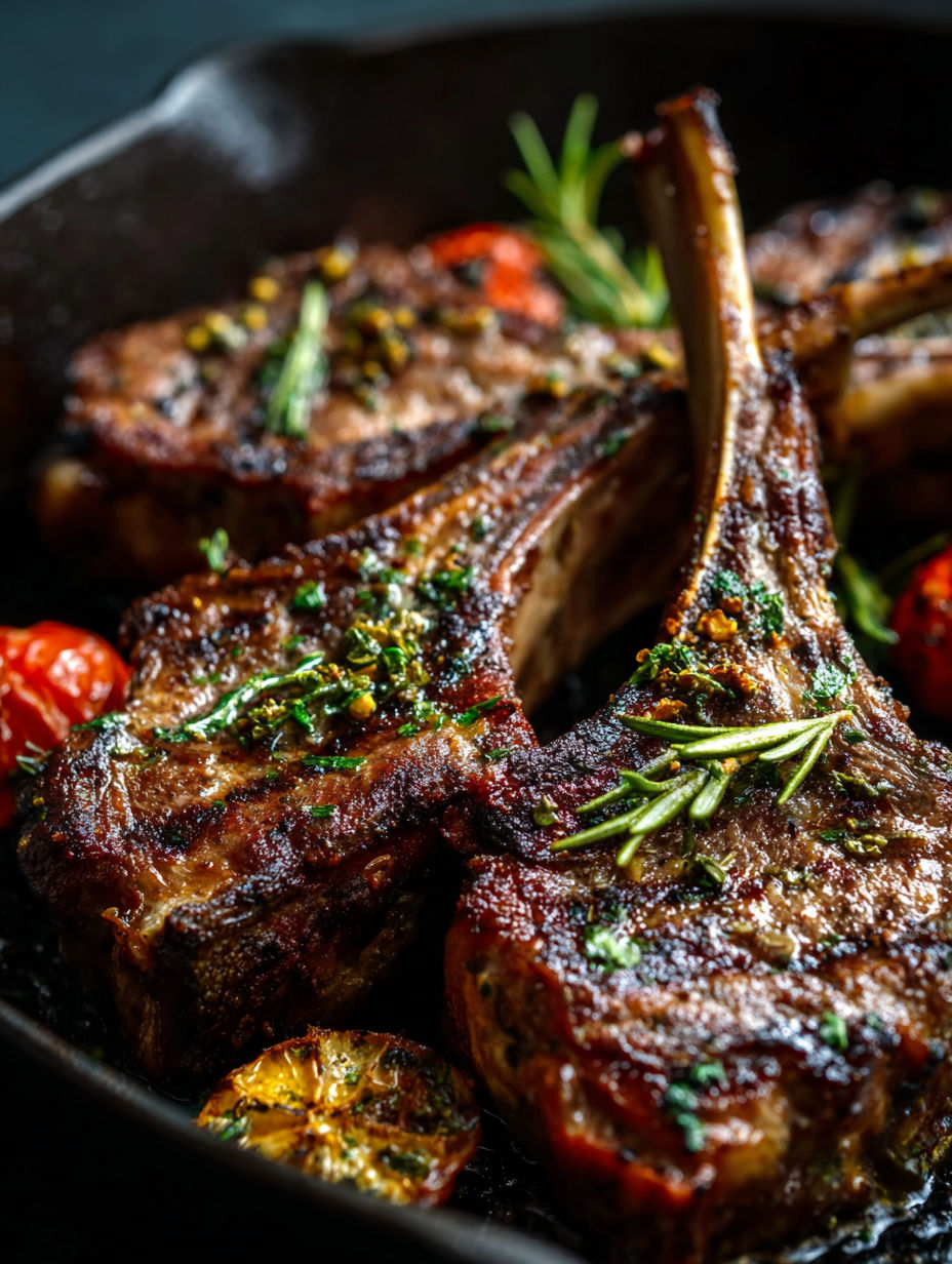 A delicious meal of meat and vegetables.