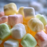 A pile of marshmallows.