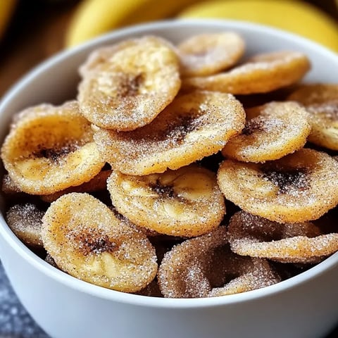 A bowl of sugar coated banana slices.