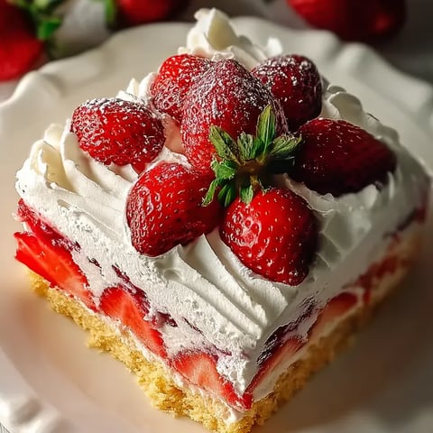A slice of strawberry cheesecake on a plate.