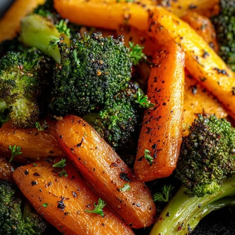 A close up of a plate of food with broccoli and carrots.