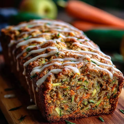 A loaf of bread with carrots on top.