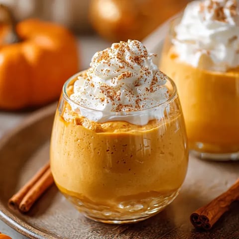 A glass of whipped cream with cinnamon on top.