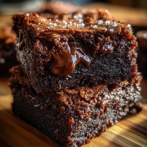 A close up of a chocolate brownie.