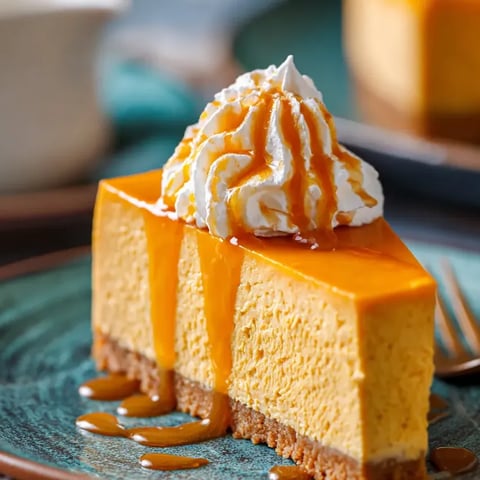 A slice of cheesecake with a dollop of whipped cream on top.