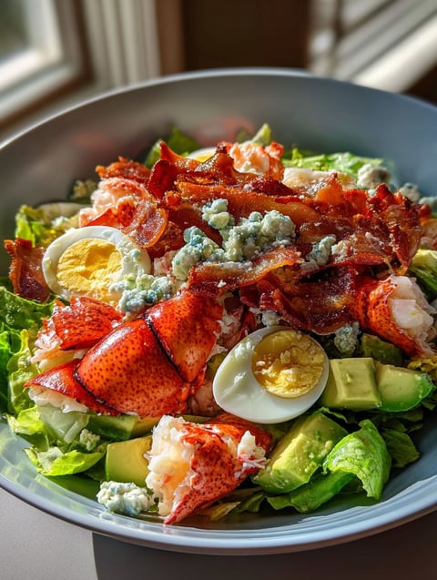A delicious meal of bacon, eggs, and avocado.